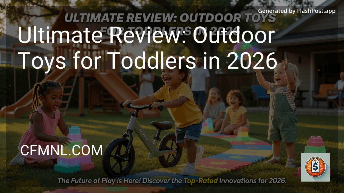 Ultimate Review: Outdoor Toys for Toddlers in 2026 image