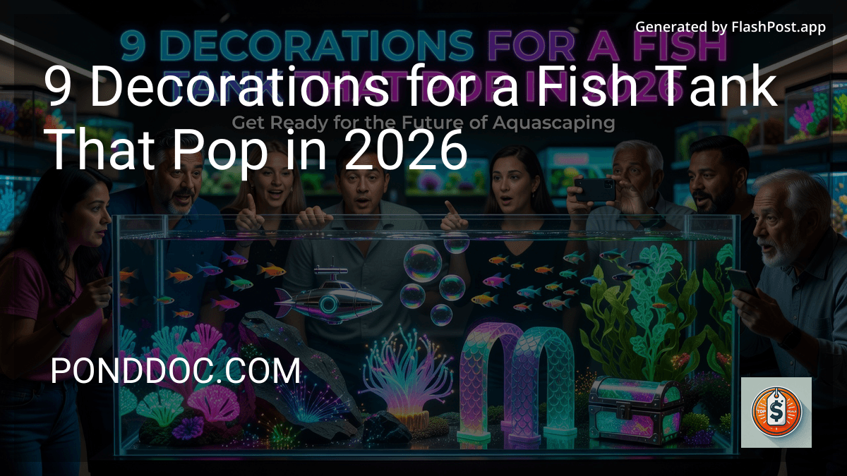 9 Decorations for a Fish Tank That Pop in 2026