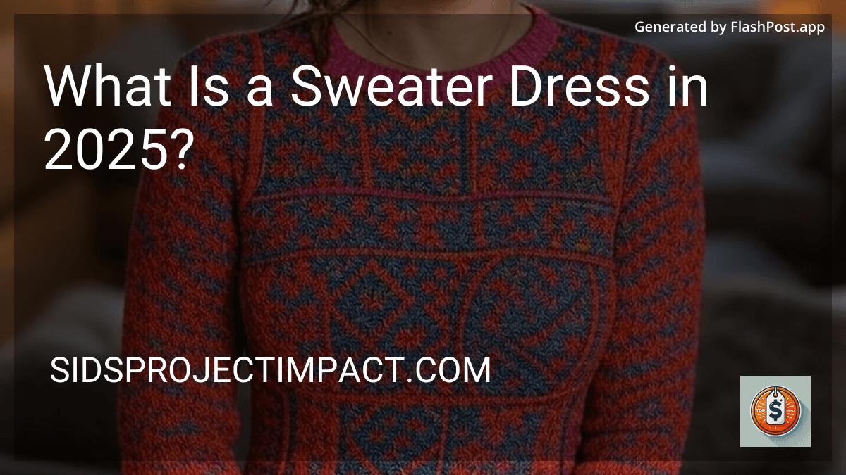 What Is a Sweater Dress in 2025? preview