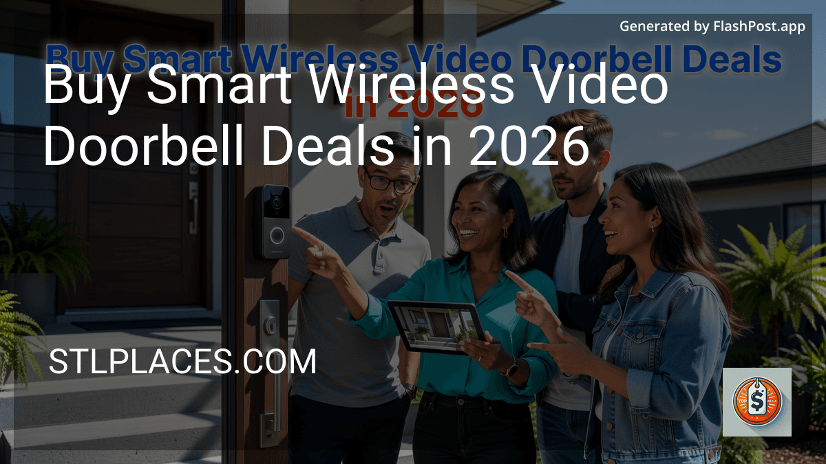 Buy Smart Wireless Video Doorbell Deals in 2026