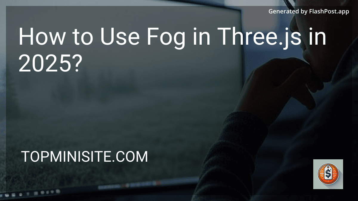 How to Use Fog in Three.js in 2025? preview
