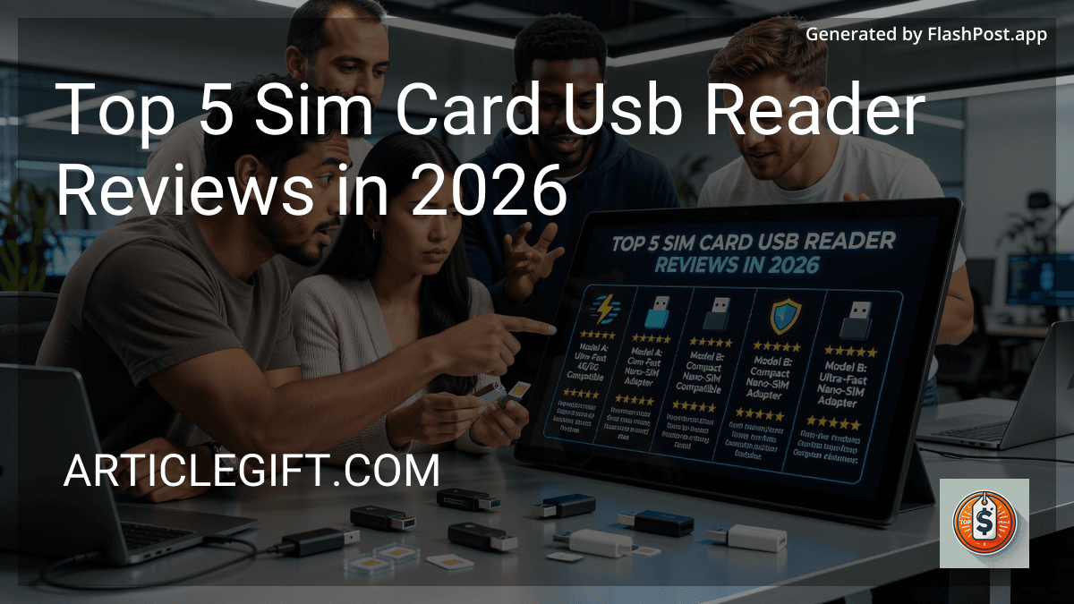 Top 5 Sim Card Usb Reader Reviews in 2026