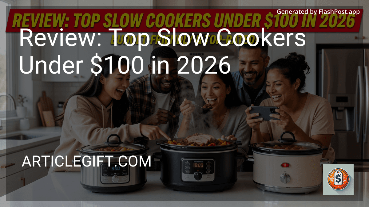 Review: Top Slow Cookers Under $100 in 2026 preview