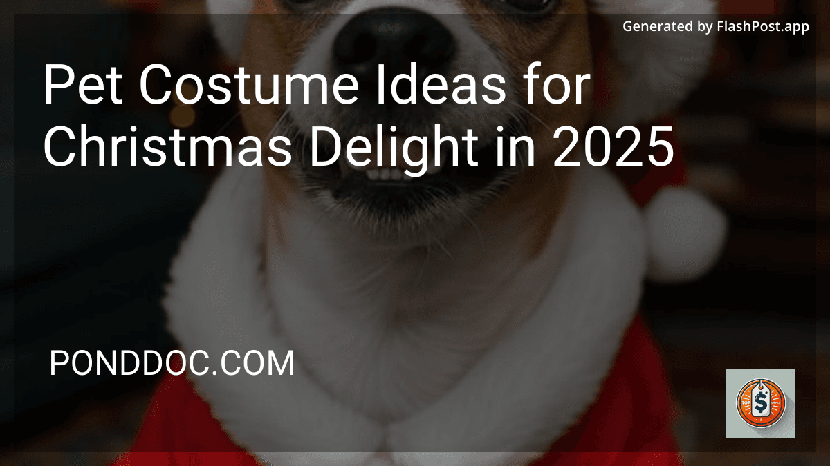 Pet Costume Ideas for Christmas Delight in 2025 image