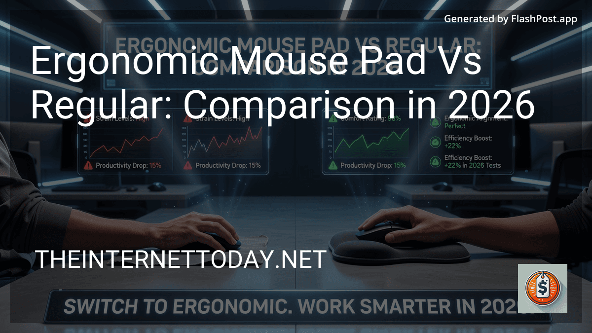 Ergonomic Mouse Pad Vs Regular: Comparison in 2026 preview