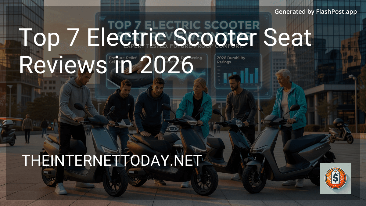 Top 7 Electric Scooter Seat Reviews in 2026 preview