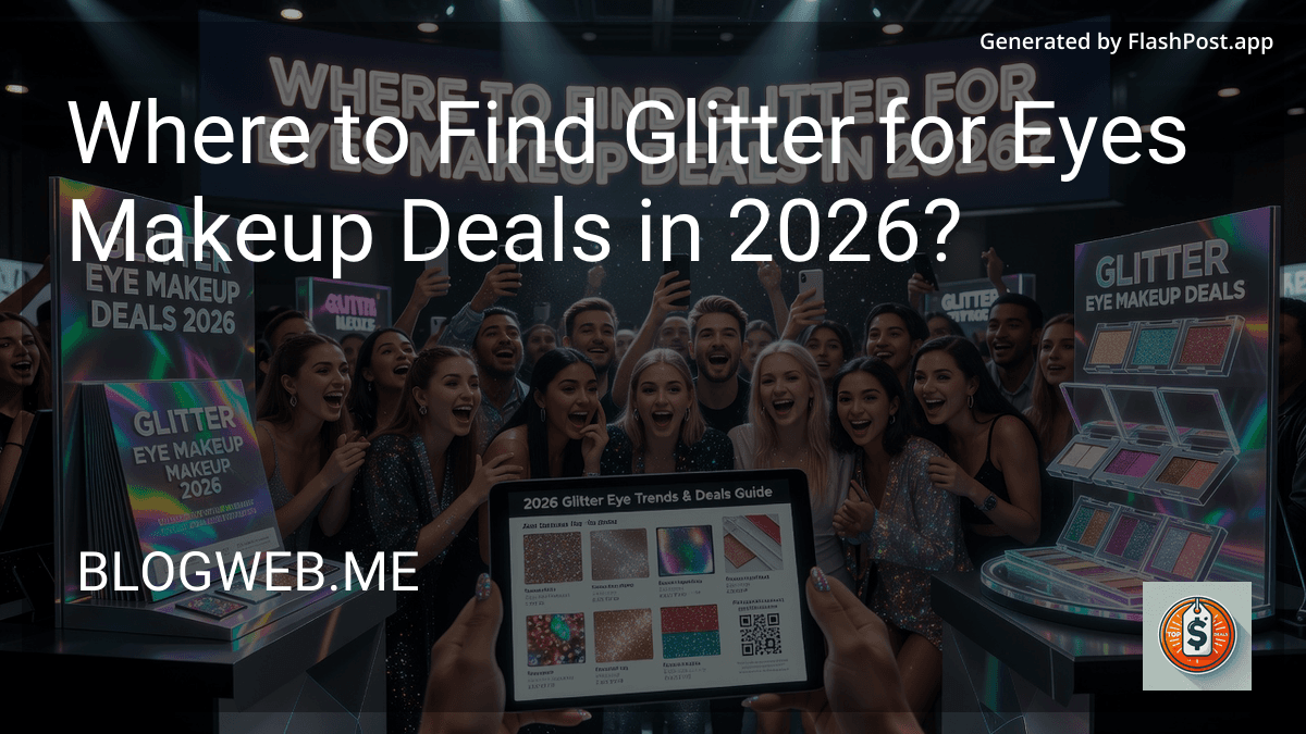 Where to Find Glitter for Eyes Makeup Deals in 2026?