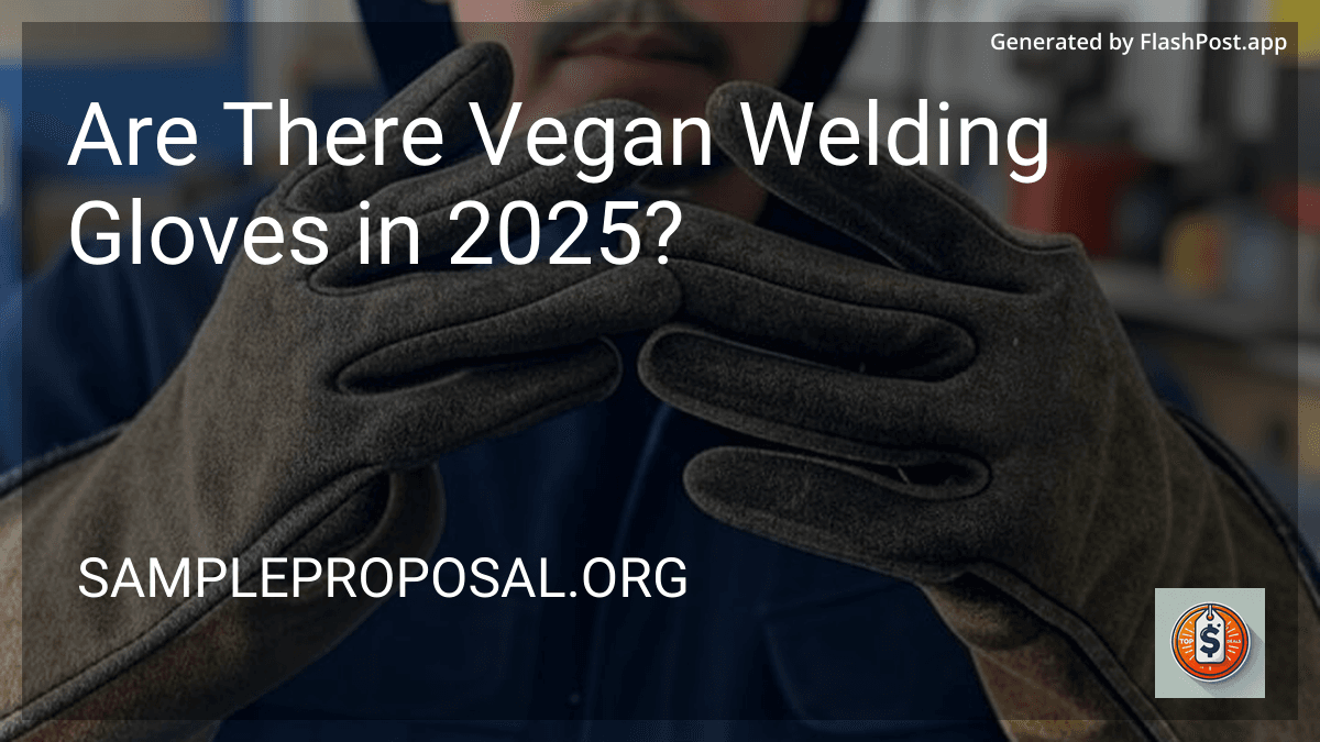 Are There Vegan Welding Gloves in 2025? preview