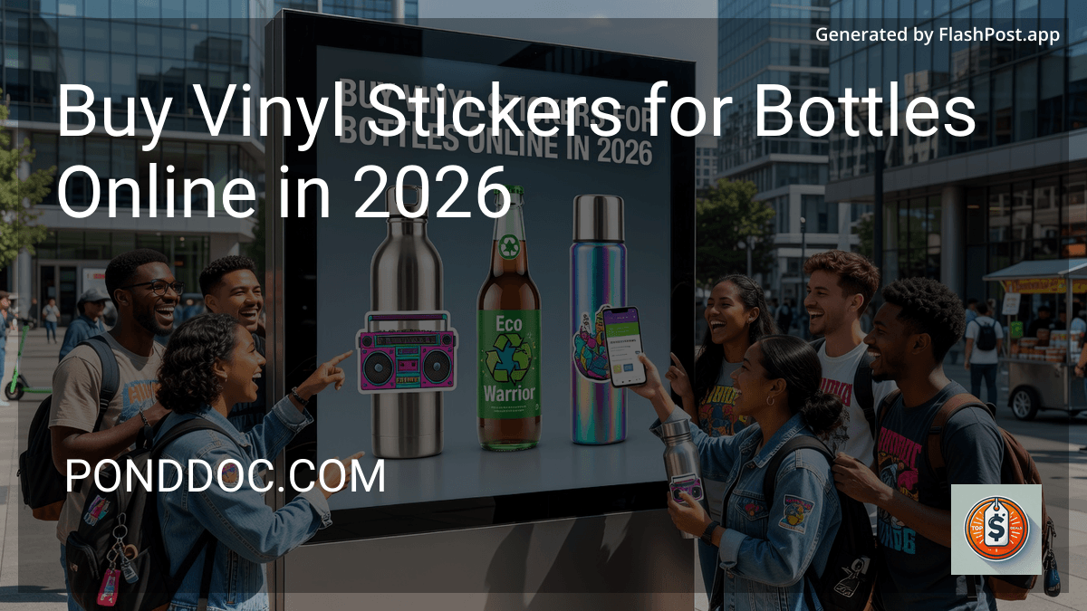 Buy Vinyl Stickers for Bottles Online in 2026 image