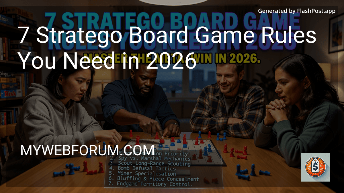 7 Stratego Board Game Rules You Need in 2026 preview
