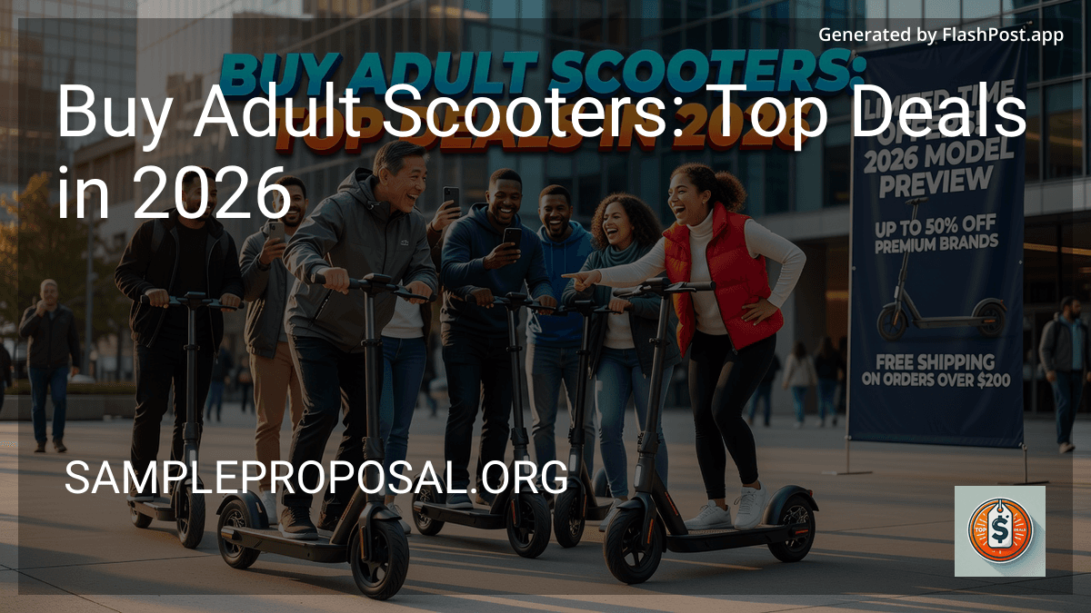 Buy Adult Scooters: Top Deals in 2026 preview