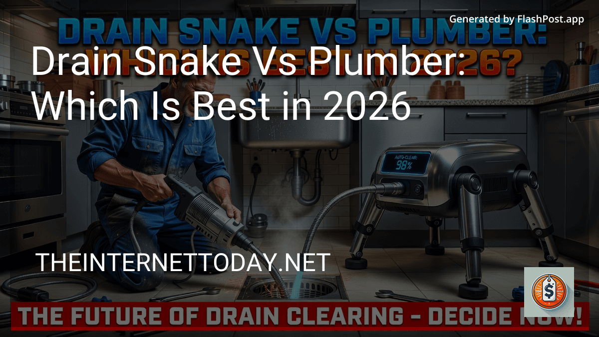 Drain Snake Vs Plumber: Which Is Best in 2026 preview