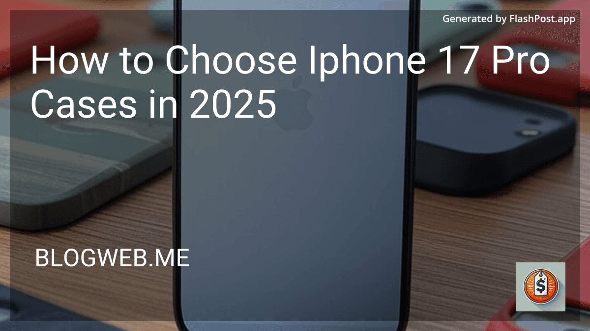 How to Choose Iphone 17 Pro Cases in 2026 preview