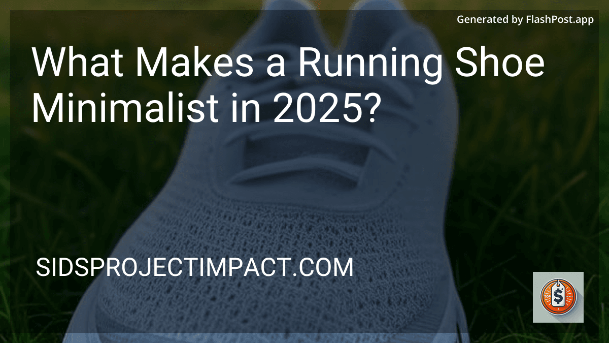 What Makes a Running Shoe Minimalist in 2025? image