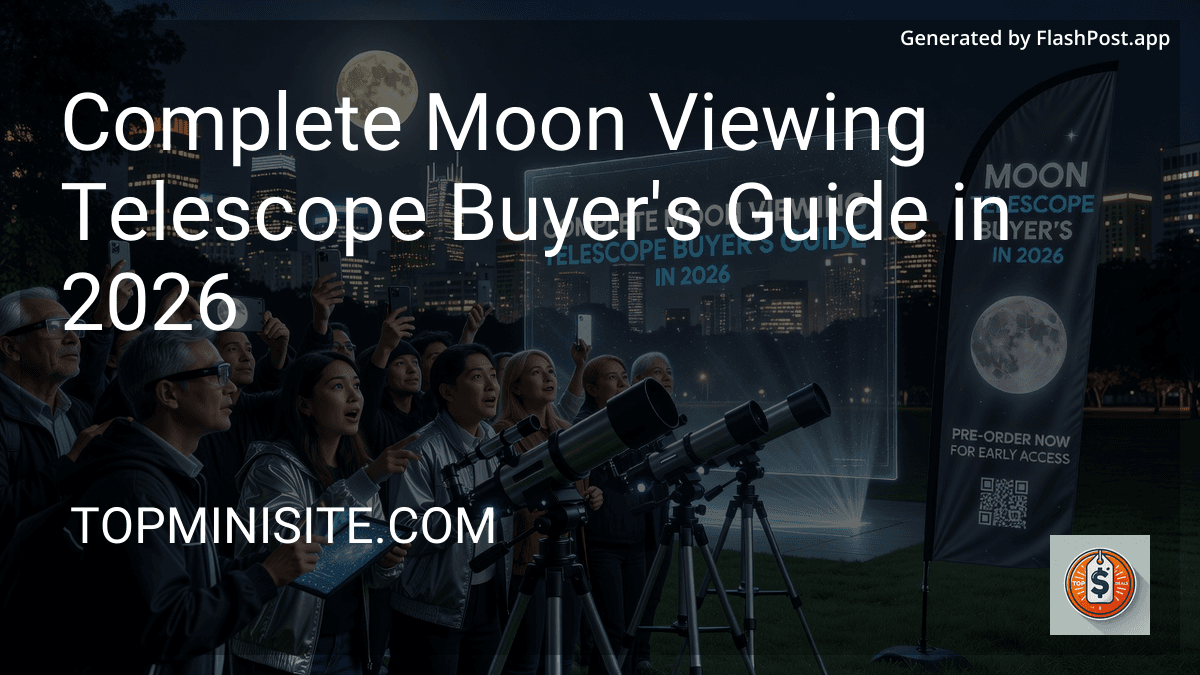 Complete Moon Viewing Telescope Buyer's Guide in 2026