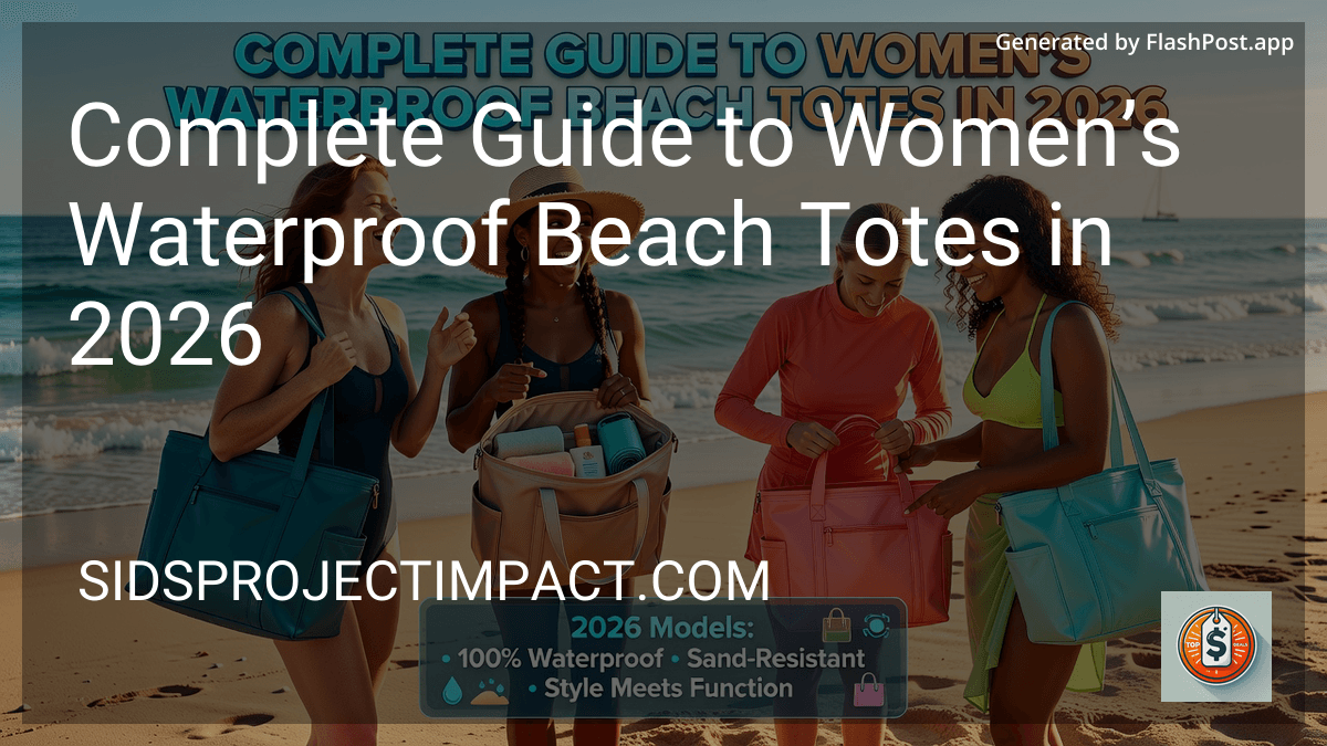 Complete Guide to Women’s Waterproof Beach Totes in 2026 image
