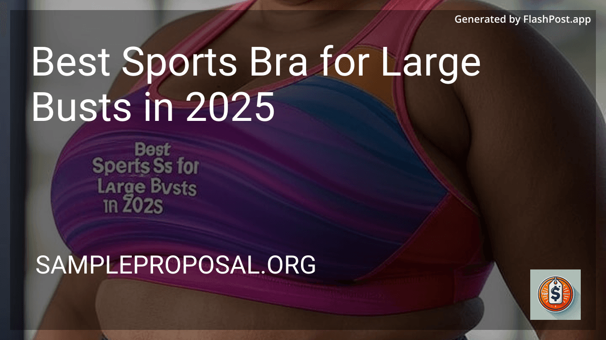 Best Sports Bra for Large Busts in 2025 image