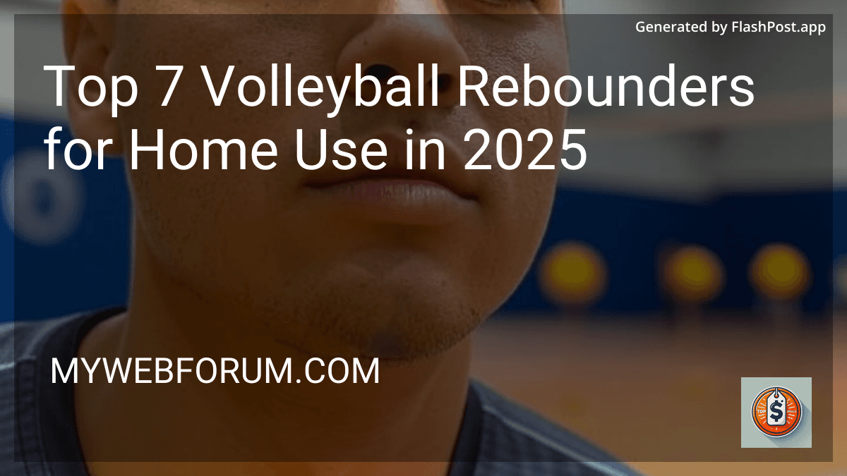 Top 7 Volleyball Rebounders for Home Use in 2025 image