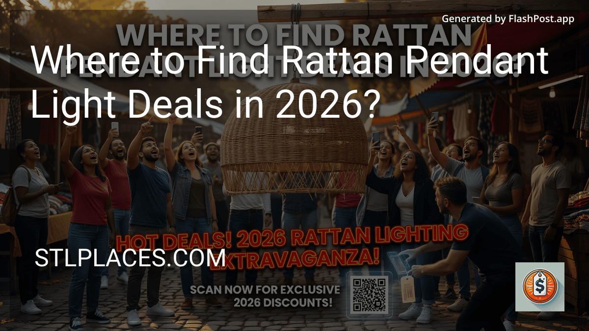 Where to Find Rattan Pendant Light Deals in 2026? preview