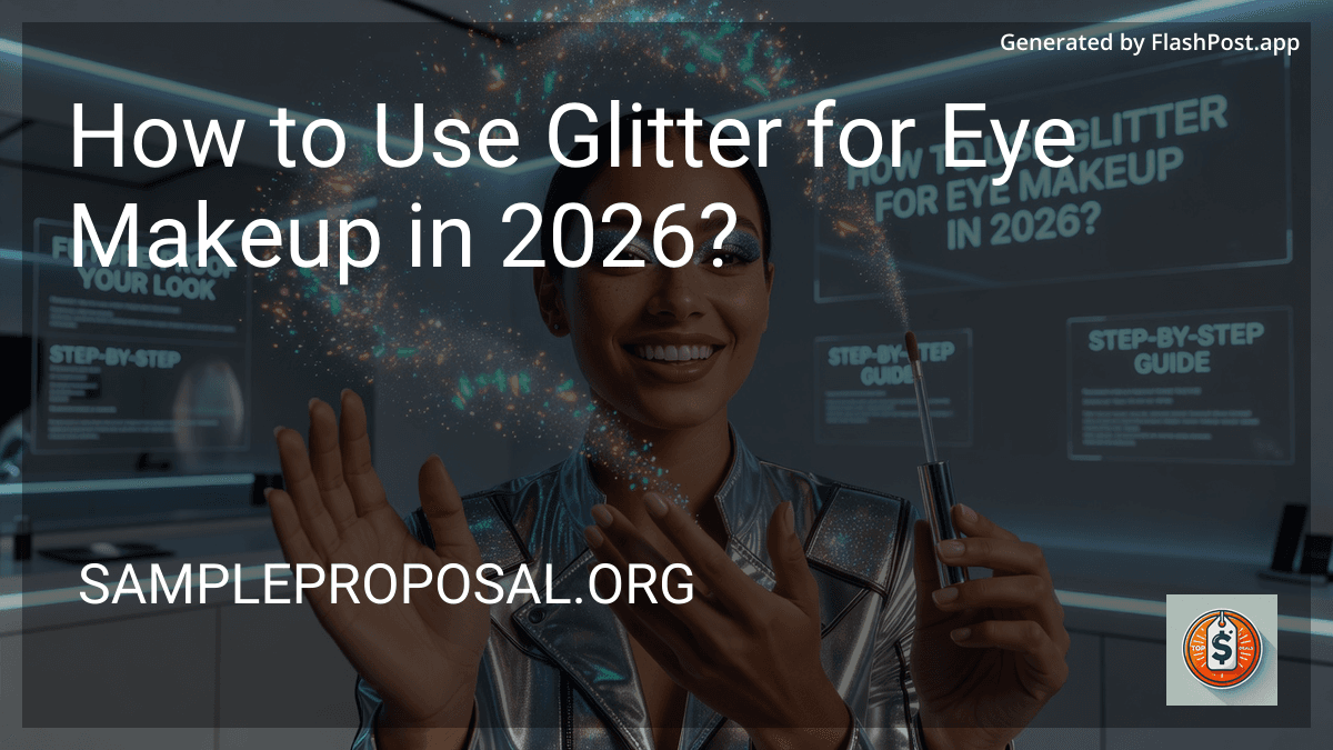 How to Use Glitter for Eye Makeup in 2026?
