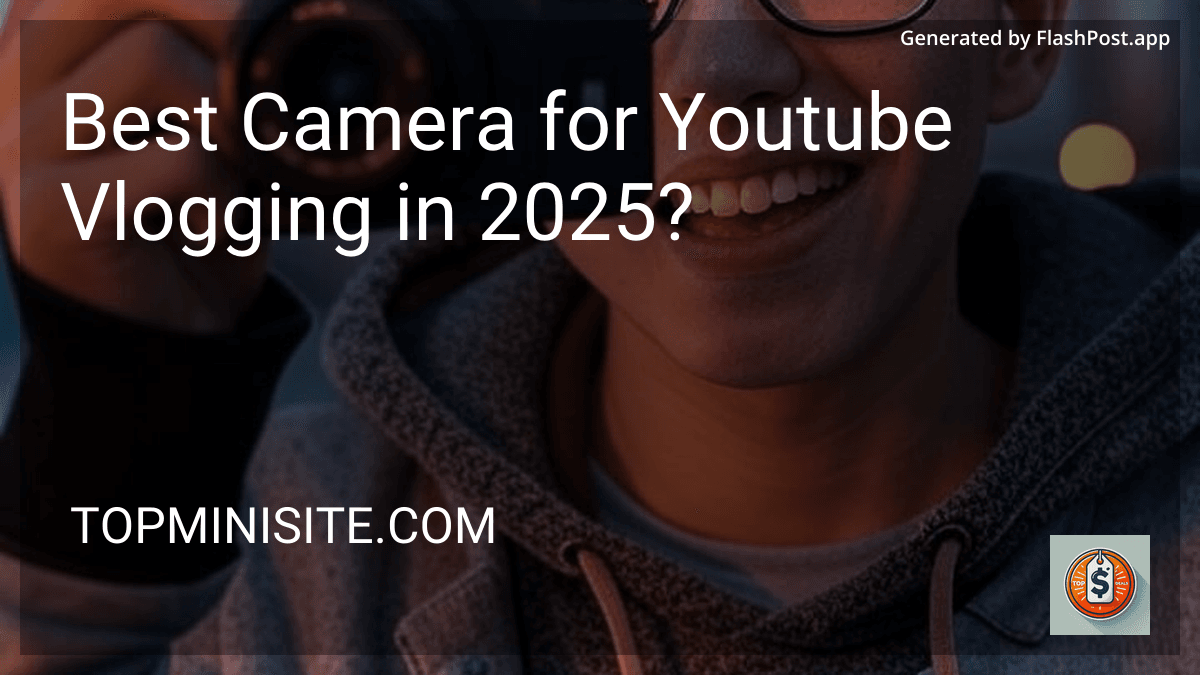 Best Camera for Youtube Vlogging in 2025? preview