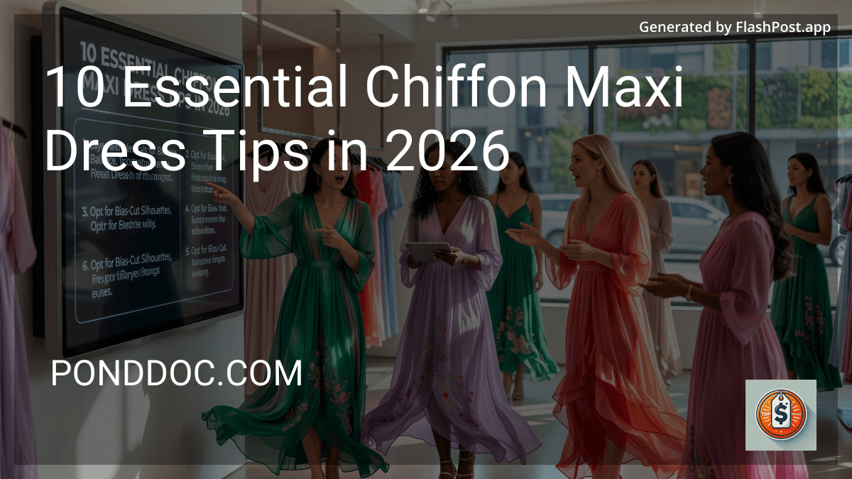 8 Essential Chiffon Maxi Dress Tips in 2026 image