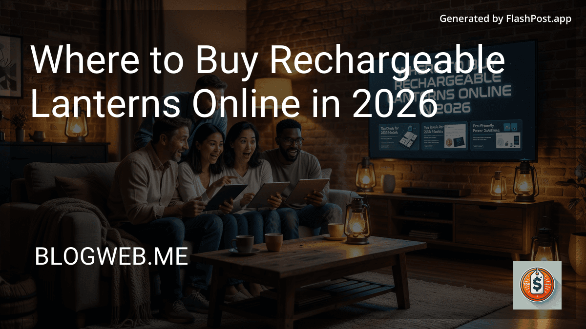 Where to Buy Rechargeable Lanterns Online in 2026 preview