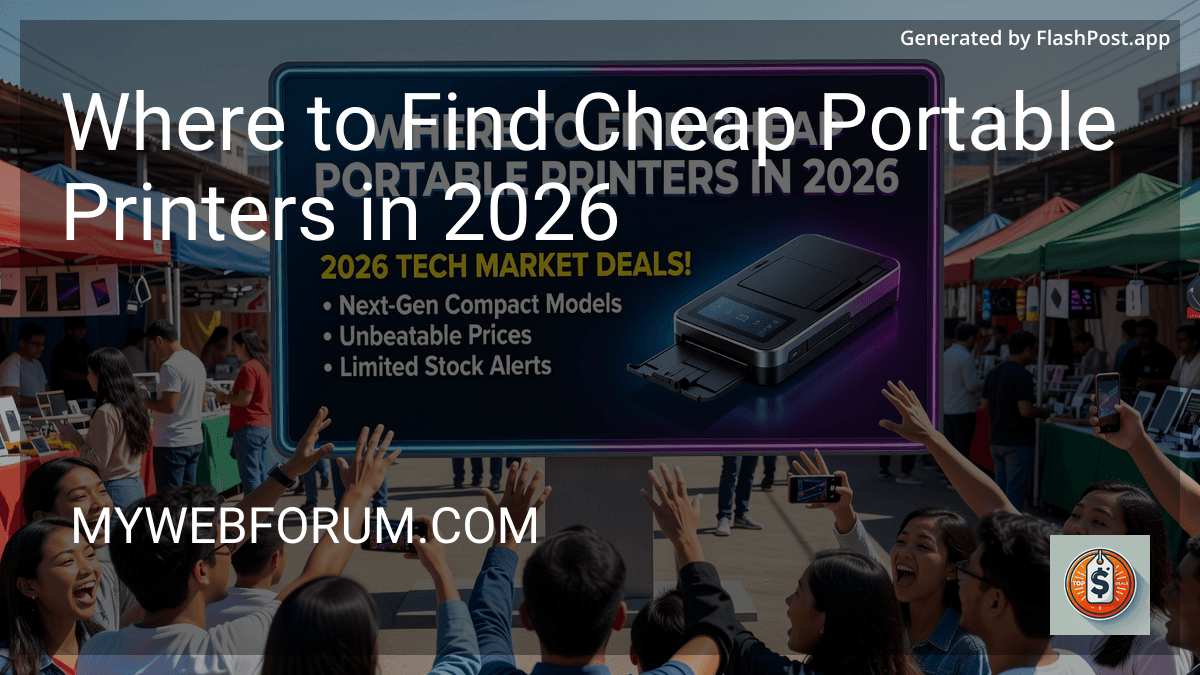 Where to Find Cheap Portable Printers in 2026 image
