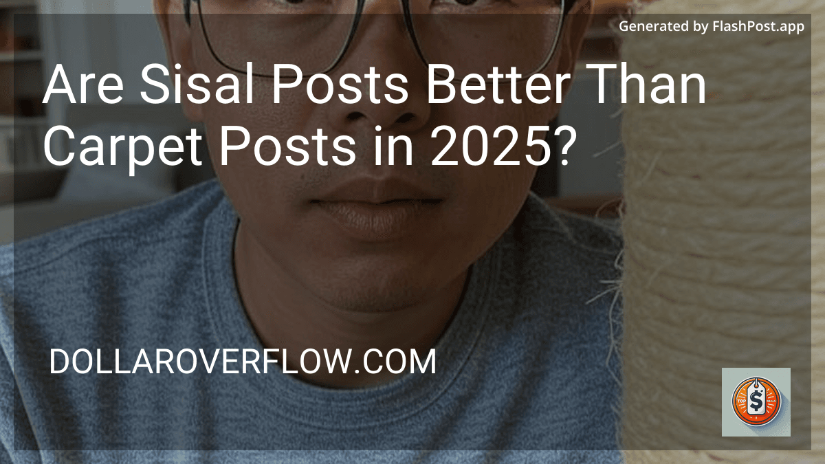 Are Sisal Posts Better Than Carpet Posts in 2025? preview