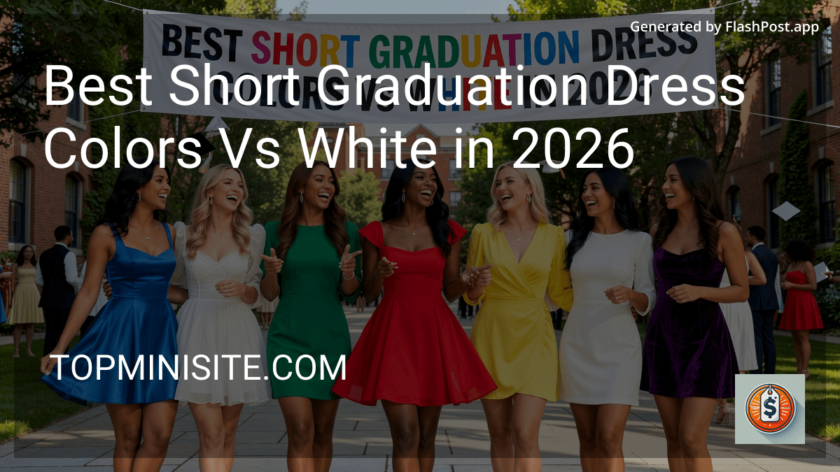 Best Short Graduation Dress Colors Vs White in 2026 image