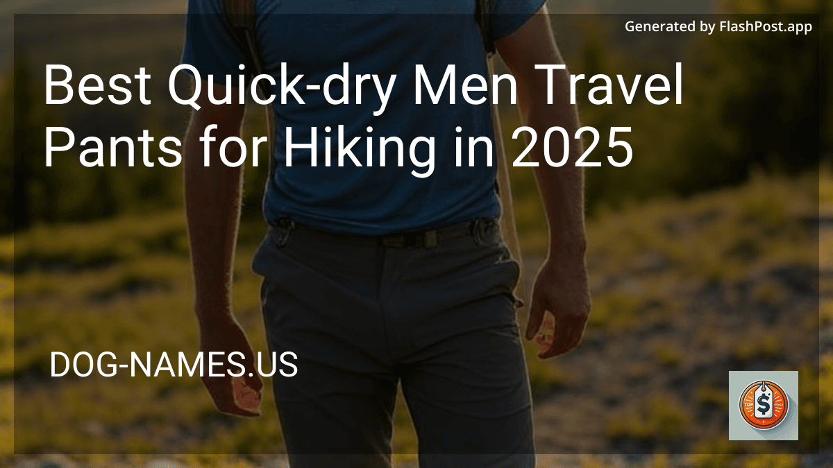 Best Quick-dry Men Travel Pants for Hiking in 2025 preview