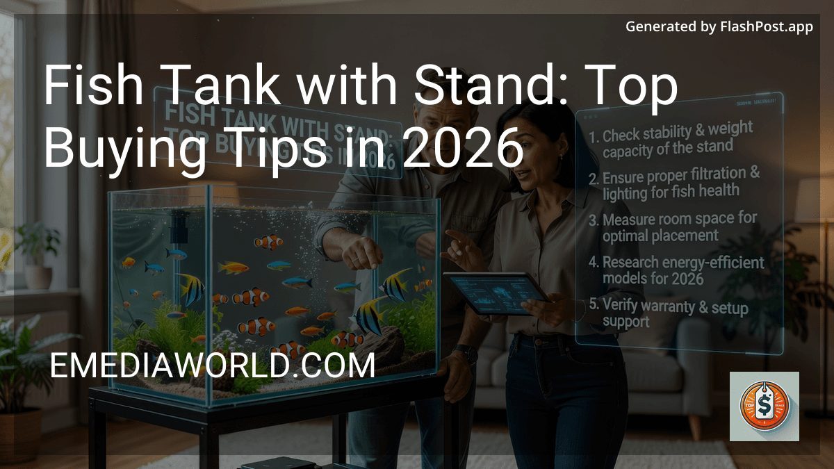 Fish Tank with Stand: Top Buying Tips in 2026