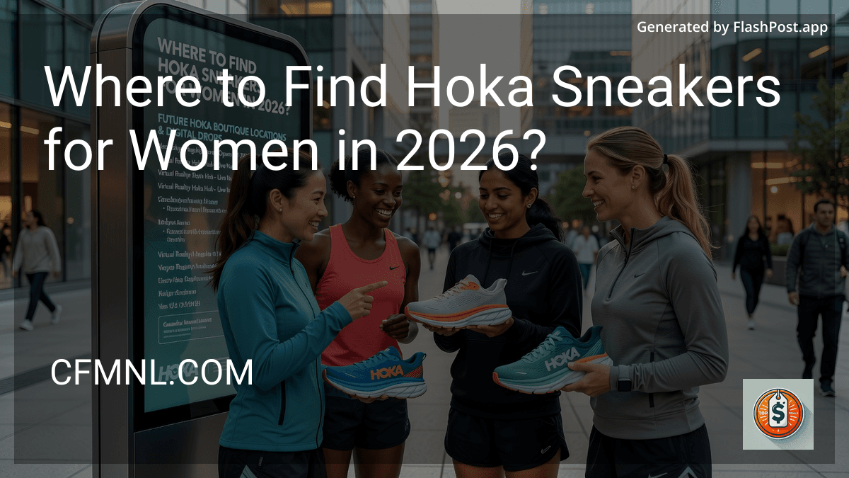 Where to Find Hoka Sneakers for Women in 2026?