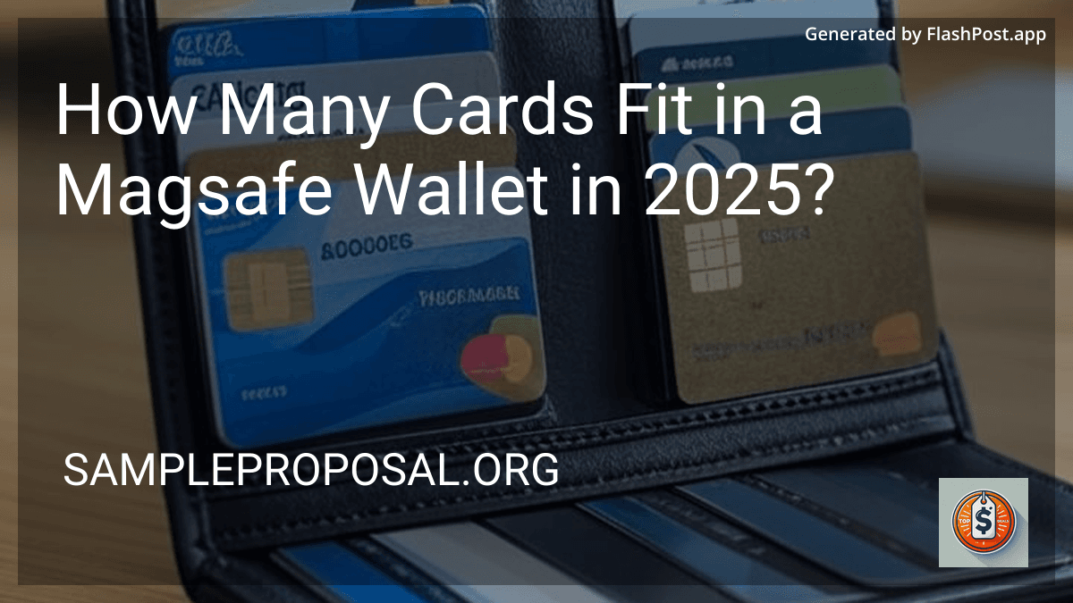 How Many Cards Fit in a Magsafe Wallet in 2025? image