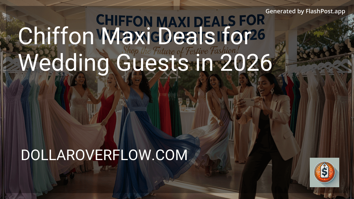 Chiffon Maxi Deals for Wedding Guests in 2026 preview