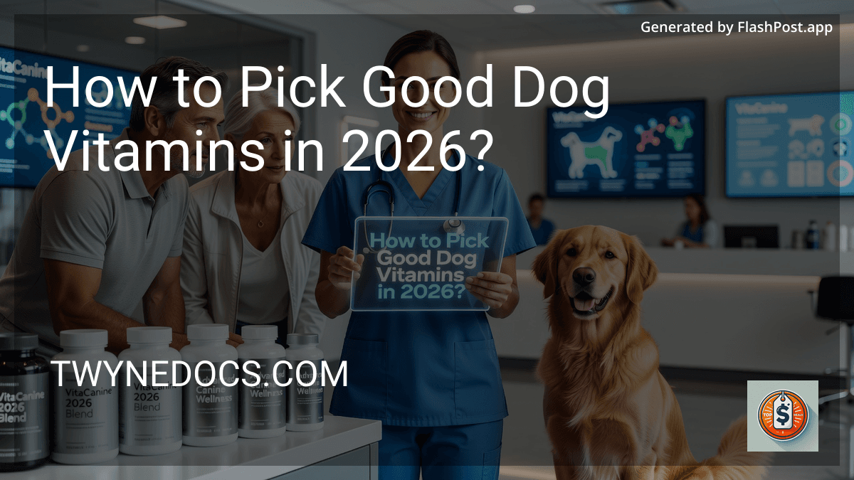 How to Pick Good Dog Vitamins in 2026?