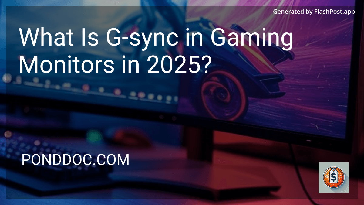 What Is G-sync in Gaming Monitors in 2025? preview