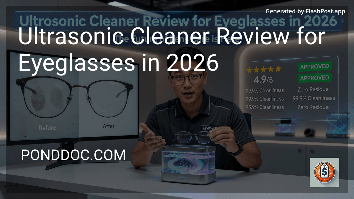 Ultrasonic Cleaner Review for Eyeglasses in 2026 preview