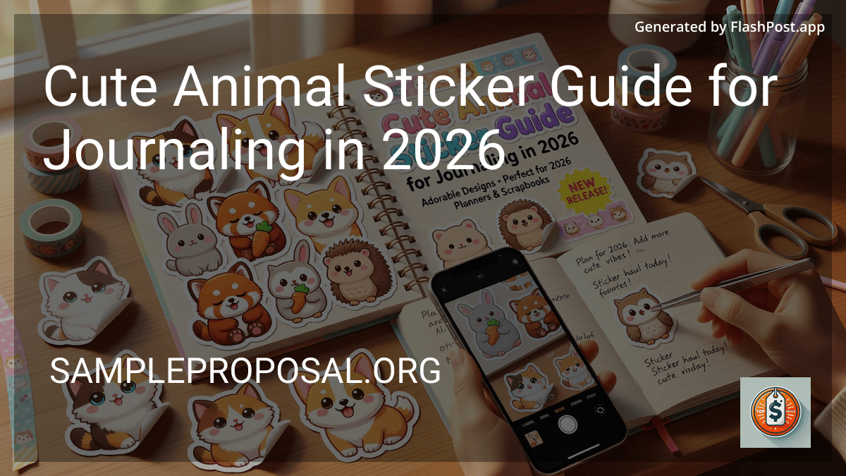 Cute Animal Sticker Guide for Journaling in 2026