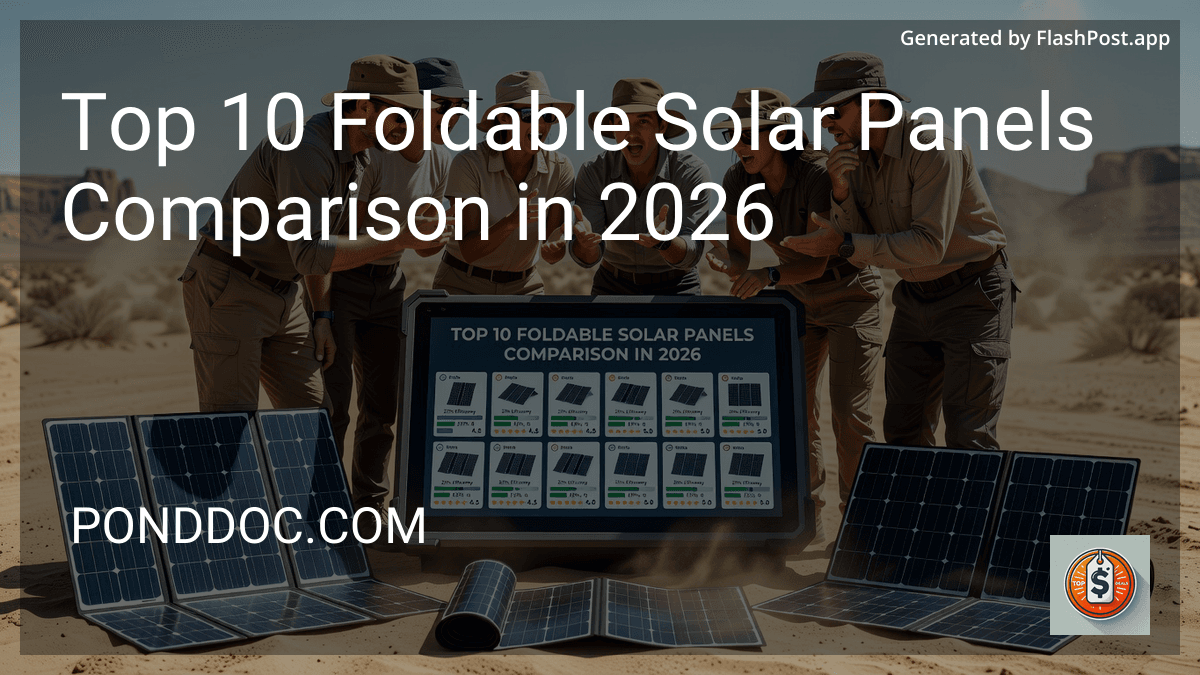 Top 10 Foldable Solar Panels Comparison in 2026 preview