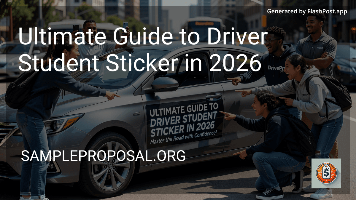 Ultimate Guide to Driver Student Sticker in 2026