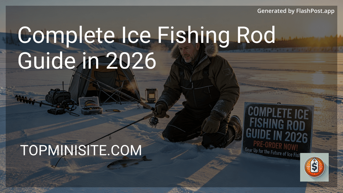 Complete Ice Fishing Rod Guide in 2026