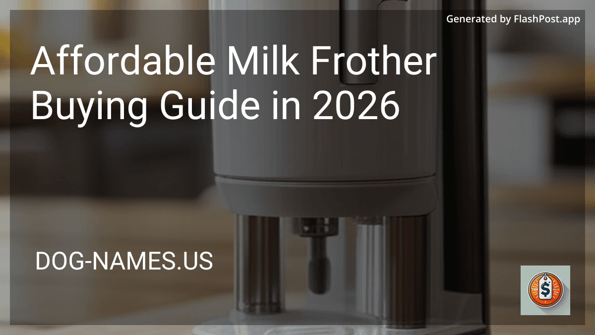 Affordable Milk Frother Buying Guide in 2026 preview