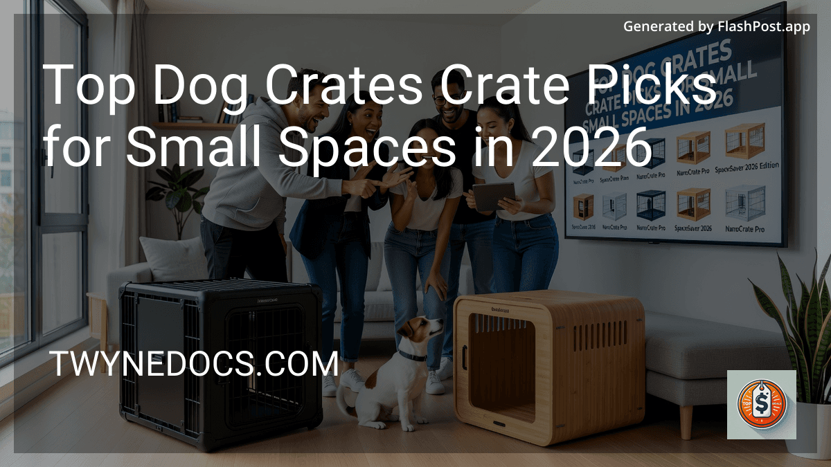 Top Dog Crates Crate Picks for Small Spaces in 2026 image