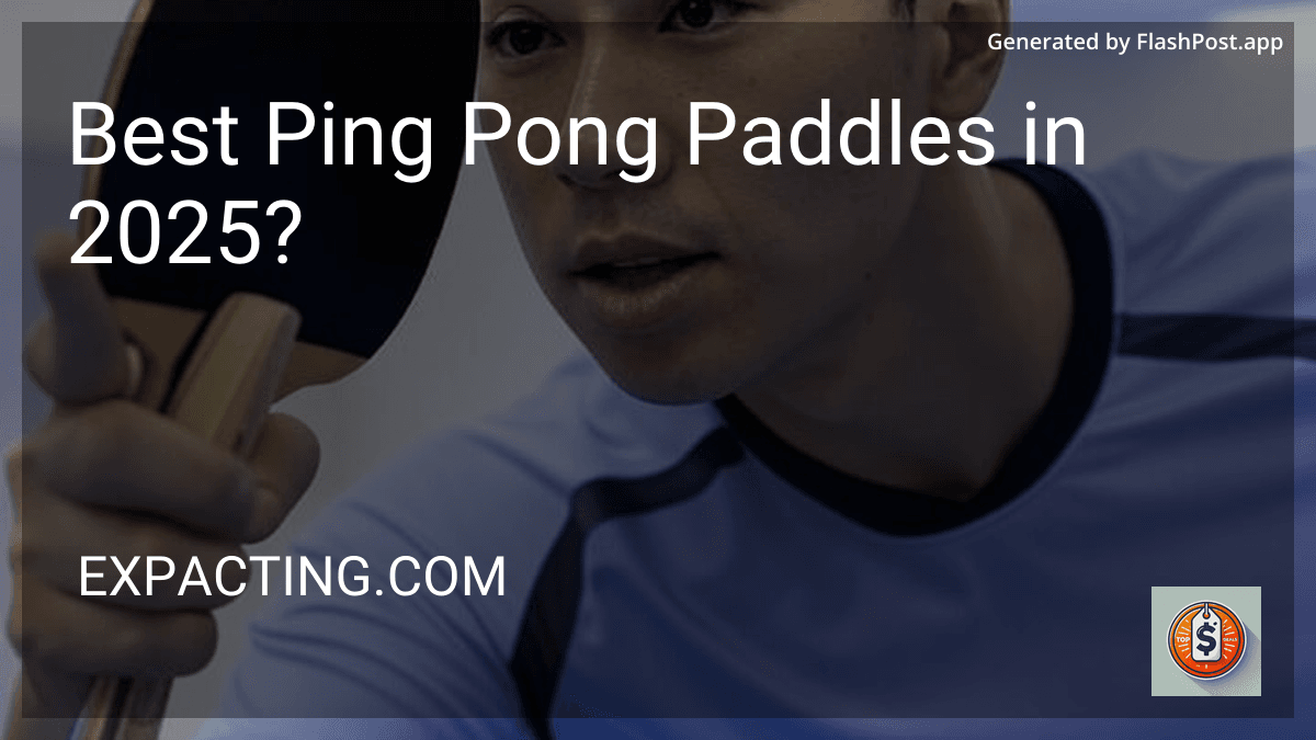 Best Ping Pong Paddles in 2025? preview