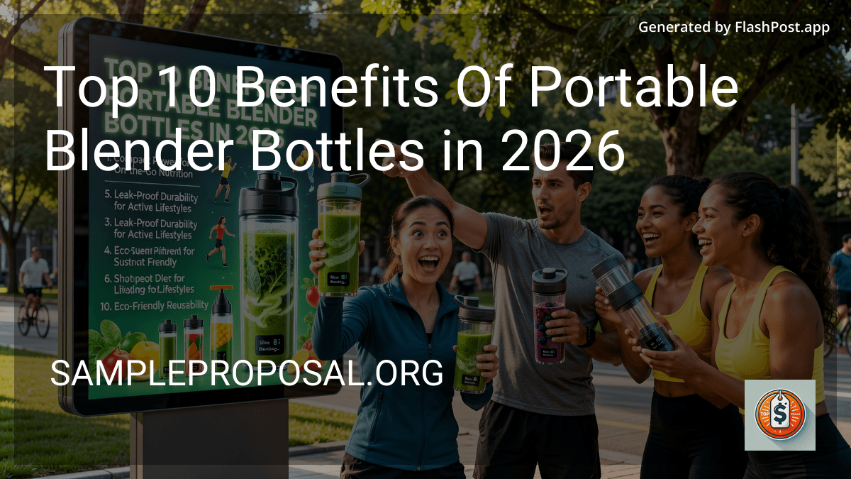 Top 10 Benefits Of Portable Blender Bottles in 2026 preview