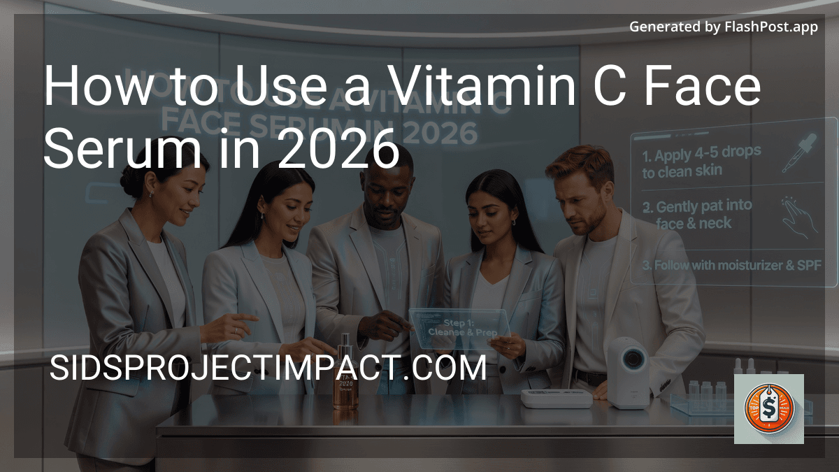 How to Use a Vitamin C Face Serum in 2026 preview