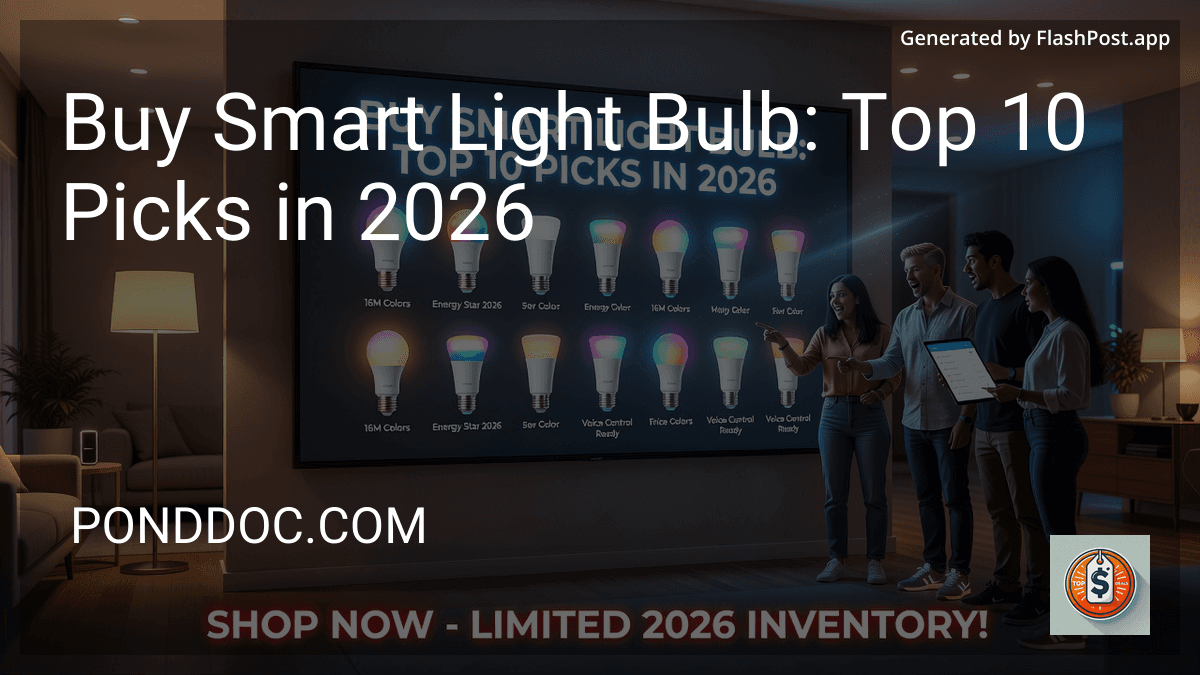 Buy Smart Light Bulb: Top 10 Picks in 2026