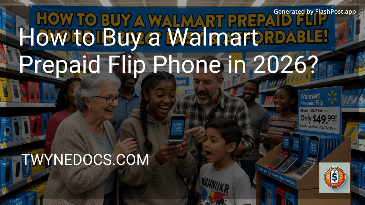 How to Buy a Walmart Prepaid Flip Phone in 2026?