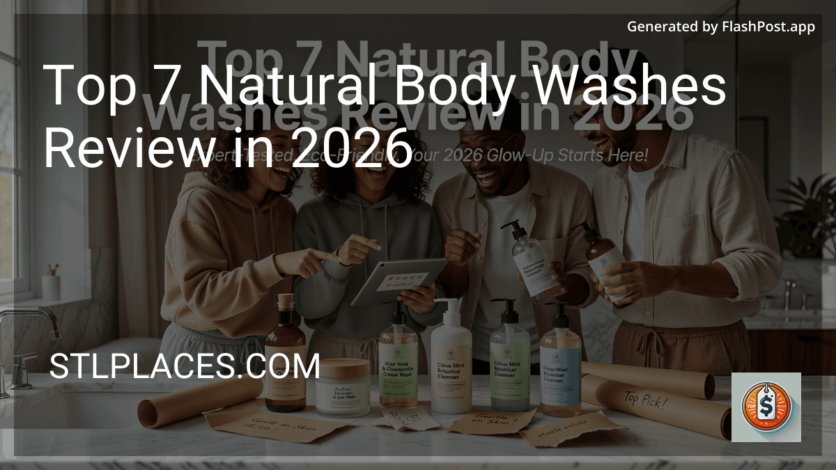 Top 7 Natural Body Washes Review in 2026 preview